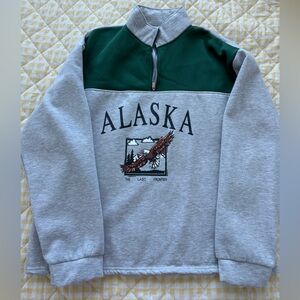 Alaska Graphic Quarter-Zip Sweatshirt 2XL